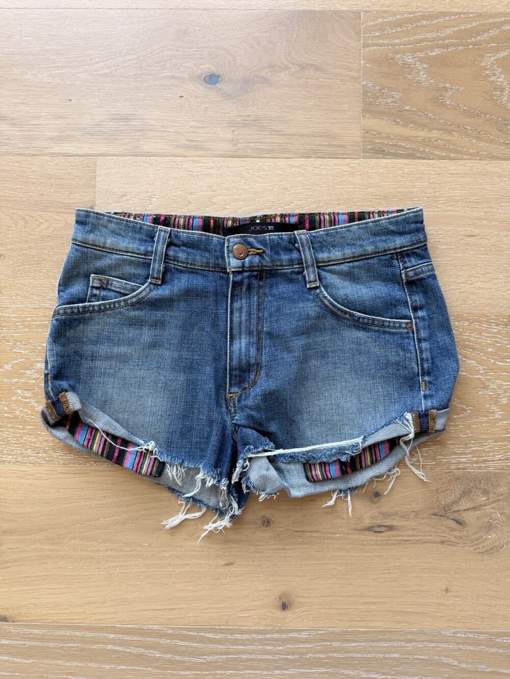 Joe’s Jeans JJ Mexican Pocket Women’s Shorts Sz 26, 2” Inseam